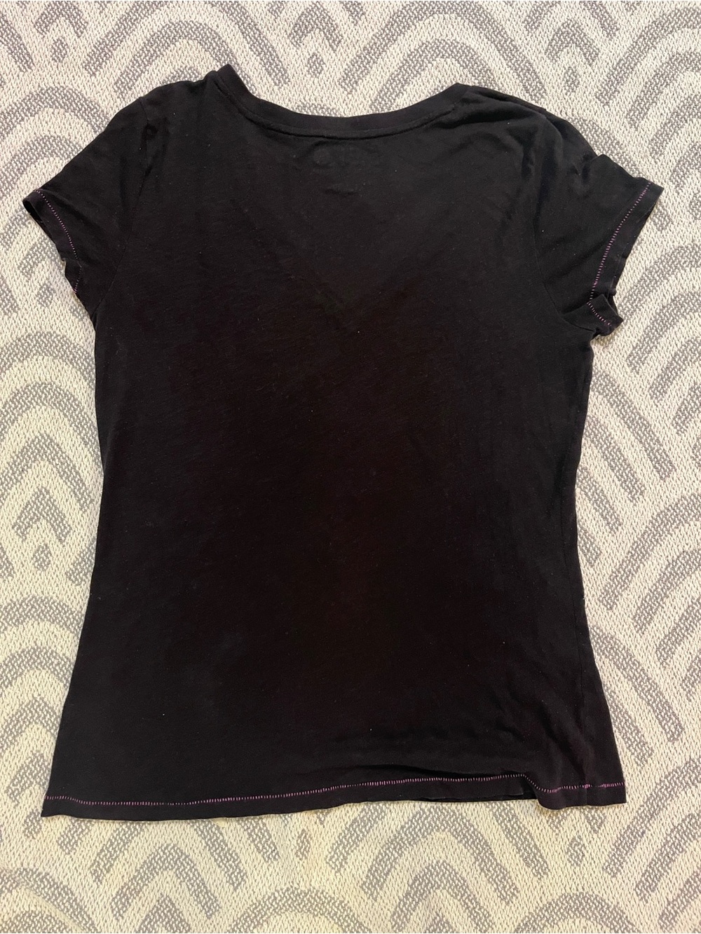 AEROPOSTALE Black Live Love Dream Palm Tree T-Shirt XL - Picture 3 of 4